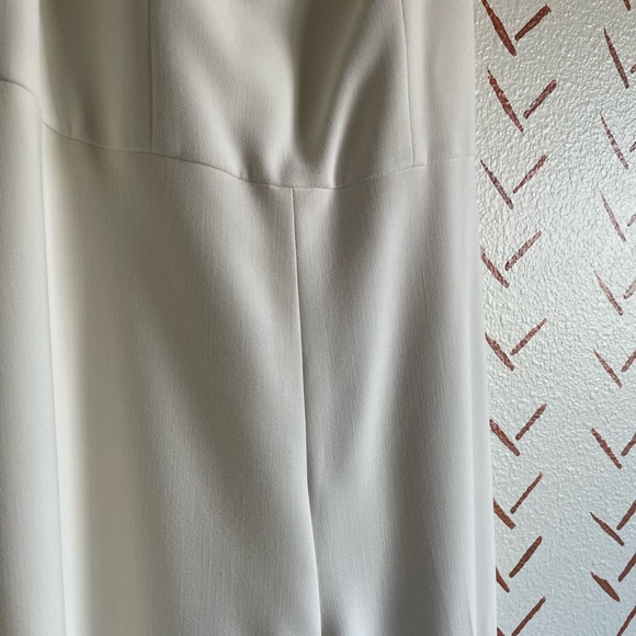 French Connection white ruffle jumpsuit - Picture 7 of 8